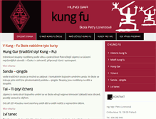 Tablet Screenshot of kungfu-praha.com